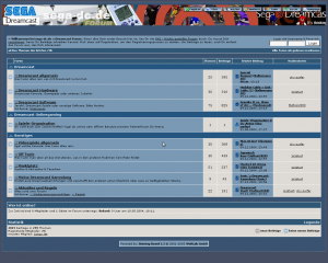 Das Forum von SEGA-DC.DE, wie es bis Mitte 2008 aussah.